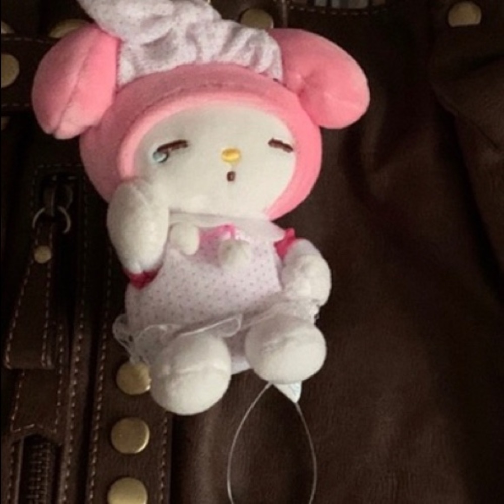 My Melody Sleeping Plush Keychain